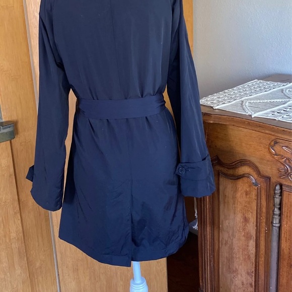 SANYO New York Blue Navy Trenchcoat - Picture 10 of 13